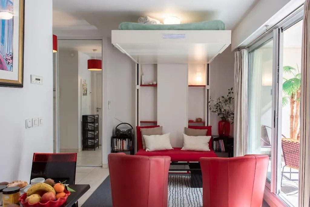 L18 Central Parking Terrace Ac 10Mins Walk To Beaches Nizza Francia